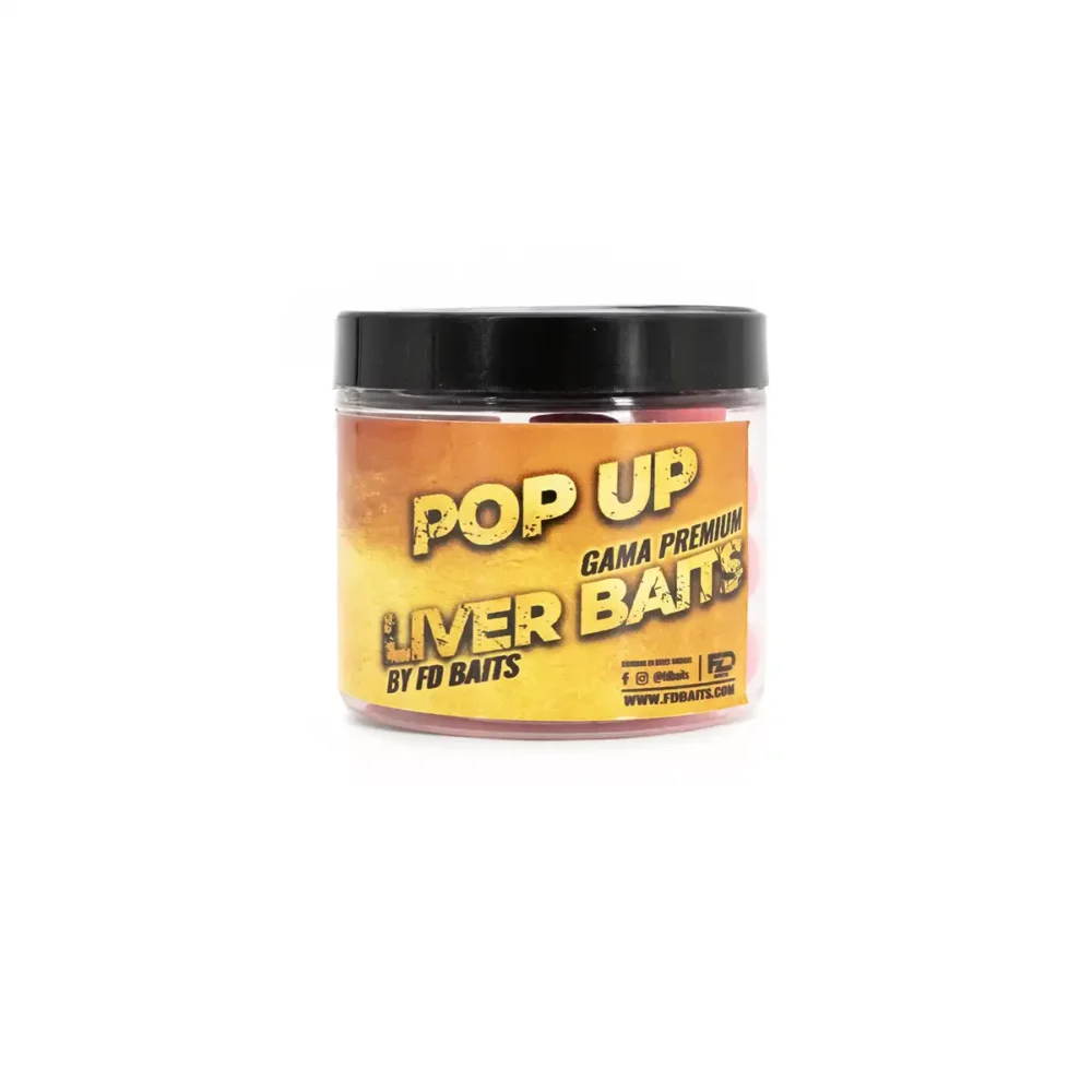 Pop Up Liver Baits 16 mm color Rosa