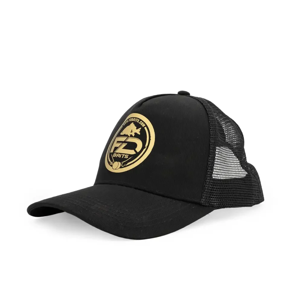 Gorra Negra FD Baits para Carpfishing - Imagen 2